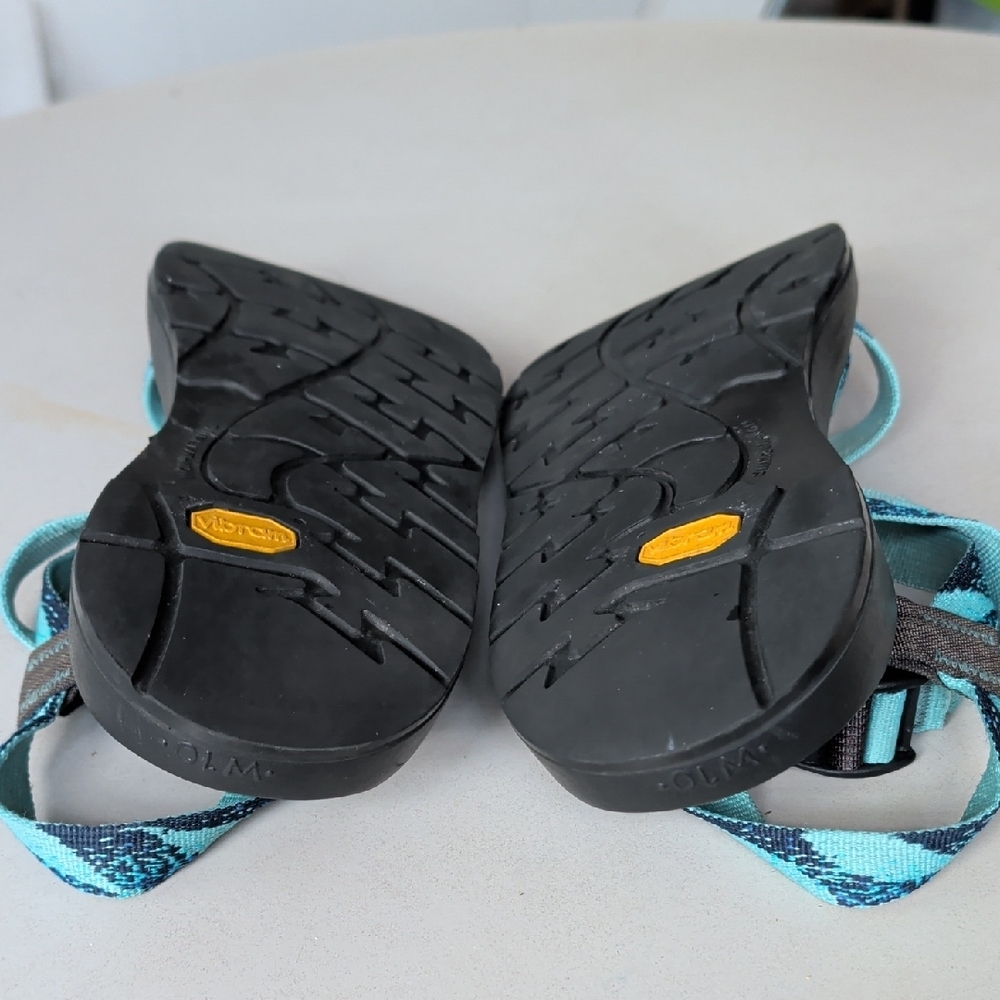 Chaco Teal & Black Outdoor Sandals Women's SZ 10 Hiking Camping Walking Active - Picture 8 of 12